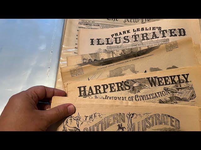 Unintentional ASMR: Sorting Civil War Newspapers 1861-1865