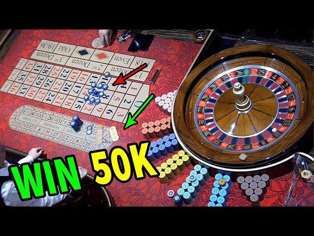 BIGGEST WIN  50 K IN ROULETTE BET SHIPS 100 $ ️2024-01-30