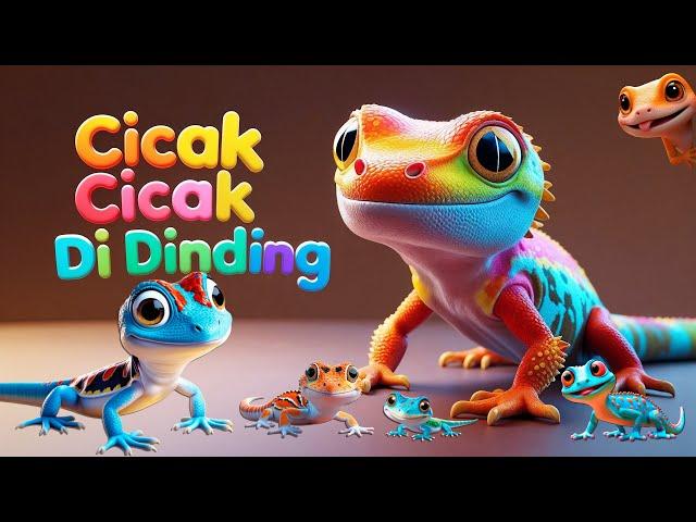 Cicak Cicak di Dinding Diam Merayap - Lagu Anak Balita Indonesia - Lagu Anak Populer Versi 2025