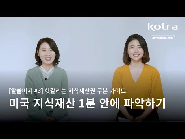 미국 지식재산 1분 안에 파악하기