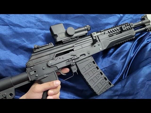 Polaris Airsoft AK-12 GBBR Waffle magazine testing