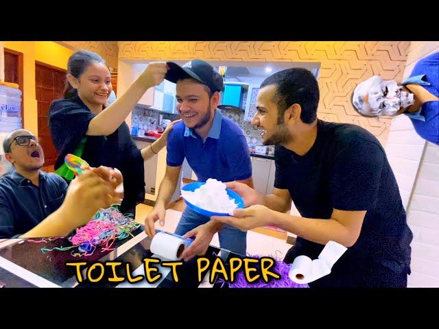 TOILET PAPER CHALLENGE|| aj k challenge mai maza hi a gaya ||