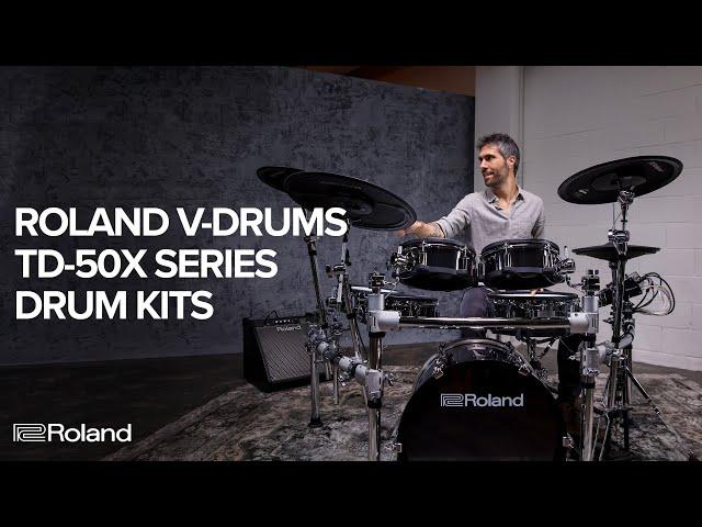 Introducing the Roland V-Drums TD-50X Series Electronic Drum Kits (feat. TD-50KV2)