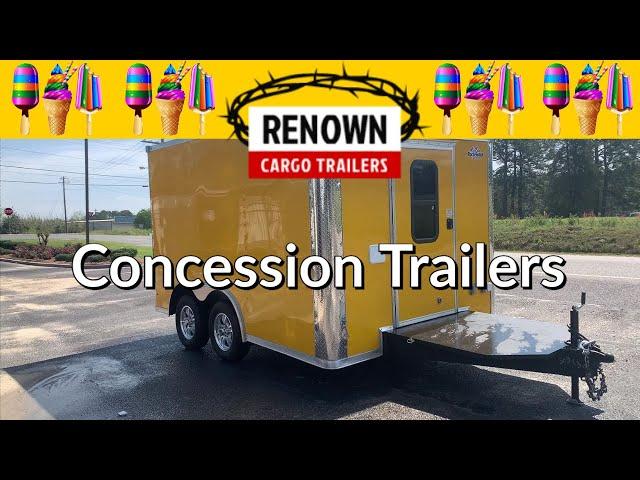 Concession Trailer | Mobile Food Trailer | Renown Cargo Trailers