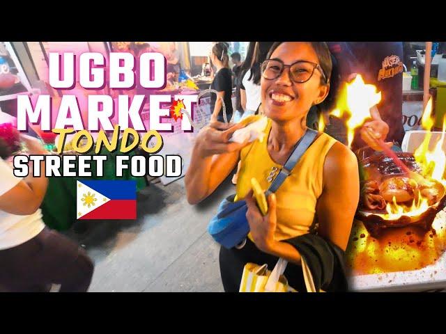 BEST STREET FOOD market in MANILA?  TONDO'S UGBO NIGHT MARKET