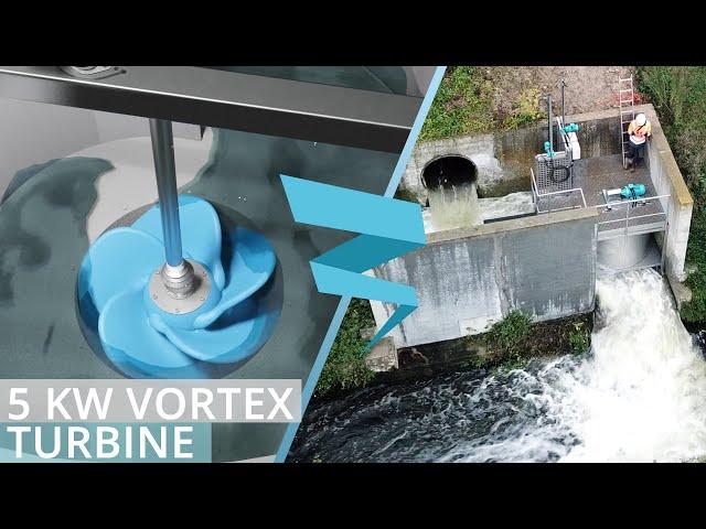 Turbulent’s 5 kW Vortex Turbine in France!