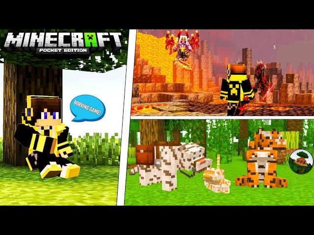 TOP 5 EPIC Mods To make Minecraft PE more ADVENTUROUS!