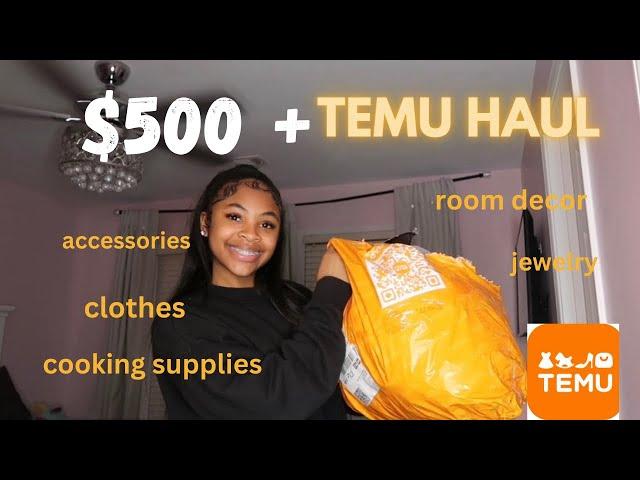 $500 + TEMU HAUL! Clothes, Accessories,Jewelry, Room Decor, AND MORE|| ThatGurlGabrielle