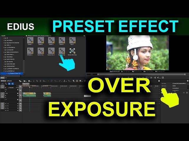 One click solution to overexposure problem in edius ||color grading || Soft Tech-I