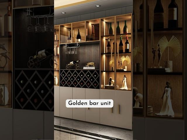 Top 5 unique bar unit design for your home #interiordesign #interior #interiorproject #homedecor