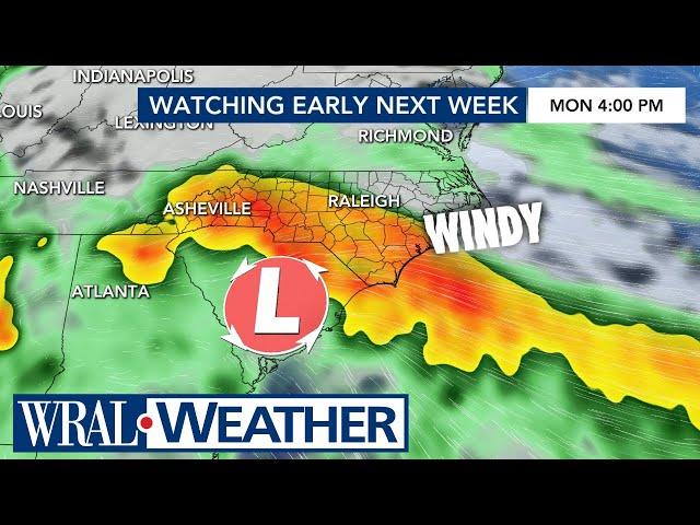 North Carolina Forecast: Clouds move in Thursday ahead of showers from Francine