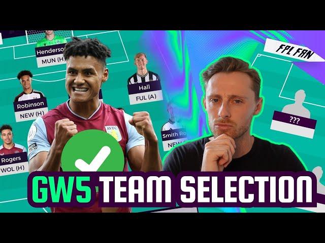 FPL GW5 TEAM SELECTION I WATKINS IN I Fantasy Premier League 24/25