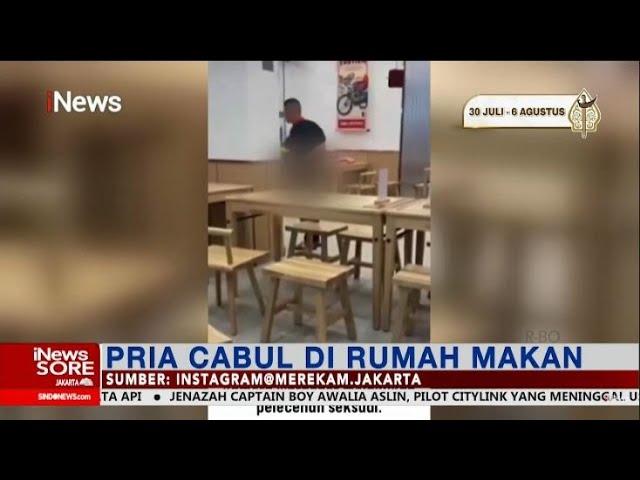 [Viral Hari Ini] Oknum Polisi Terekam Lakukan Pungli, Pria Cabul di Rumah Makan #iNewsSore 22/07