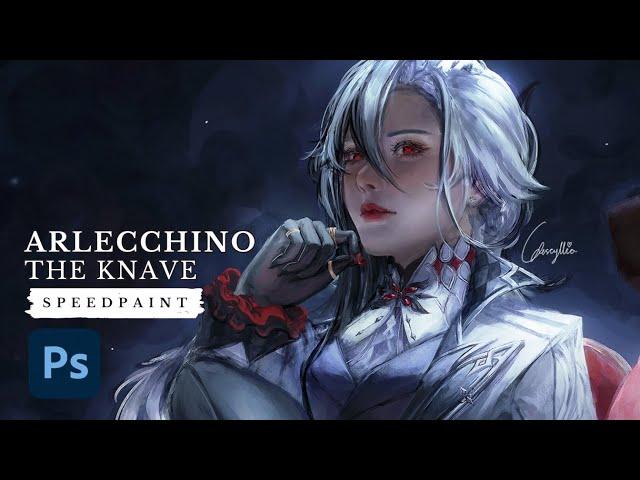 Arlecchino | The Knave【Speed Painting】