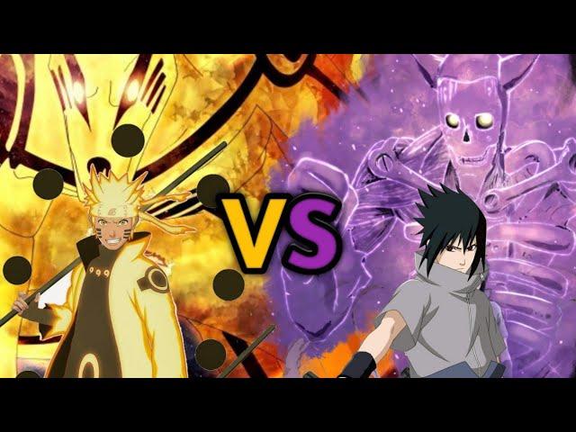 Naruto vs sasuke batalla final completa Full HD 60 fps sin marco