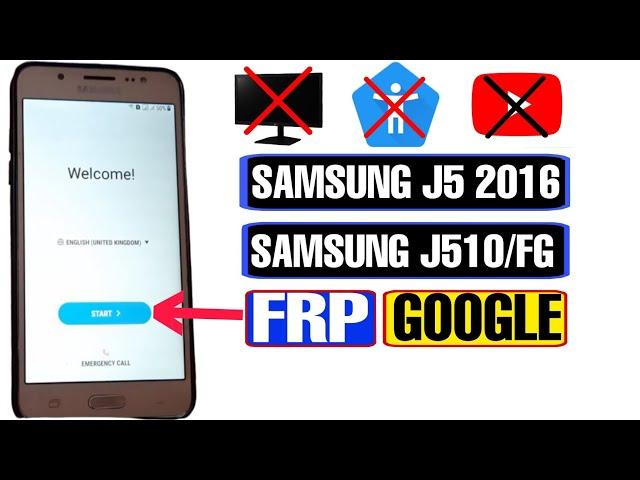 Samsung J5 6 FRP Bypass 2023 | Samsung J510 FRP Bypass | Samsung J5 2016 Google Account Bypass |