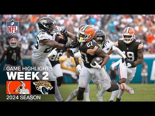 Cleveland Browns vs. Jacksonville Jaguars | 2024 Week 2 Game Highlights