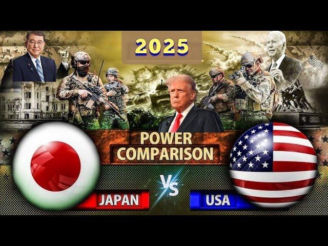 USA vs Japan military and weapons comparison 2025 || GT FACTS