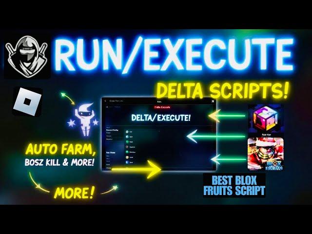 Delta Executor iOS Run/Execute Scripts in Roblox | Blox Fruits Script | Auto Farm |No Key (Redz Hub)