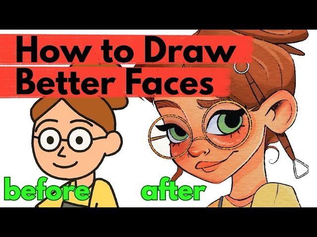 Drawing 101: 5 Tips To Draw Better Faces (+ Mistakes To Avoid)