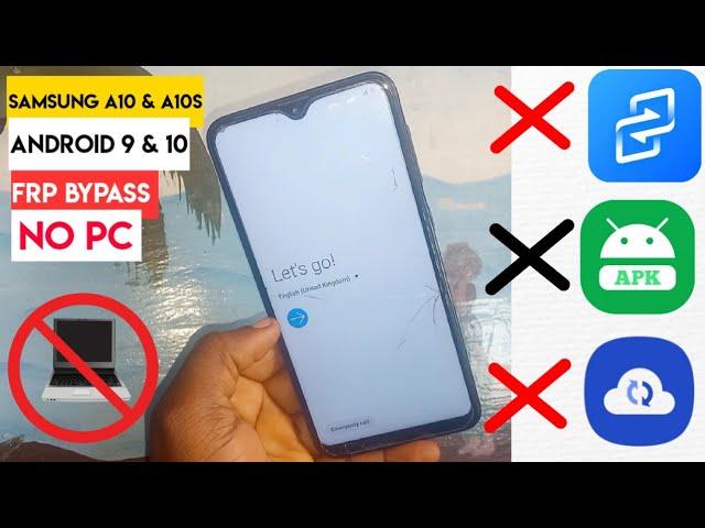 Samsung A10, A10s Frp Bypass Android 9/10 | Samsung A10 Google Account Unlock 2023 | Without Pc