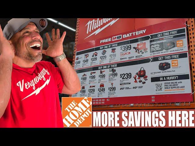 BEST Milwaukee Tool SAVINGS at Home Depot!