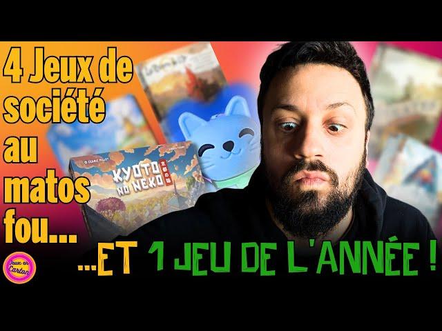 J'ai testé 5 nouveaux jeux de société et voici mon VERDICT | Jeux en Carton