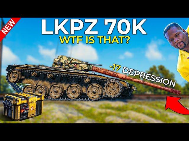 What? LT with -17 Depression - New LKPZ 70 (K) | World of Tanks Leichter Kpz. 70 K