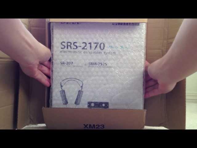 [Binaural ASMR Silent Unboxing] STAX SRS-2170