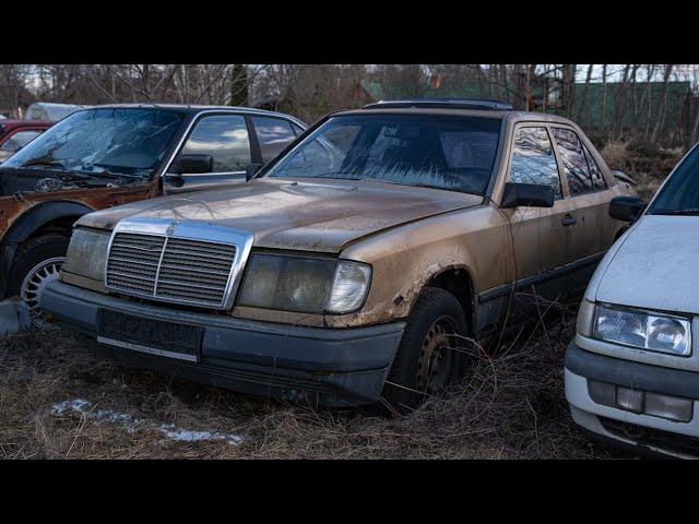 Starting Mercedes-Benz w124 300D After 12 Years + Test Drive