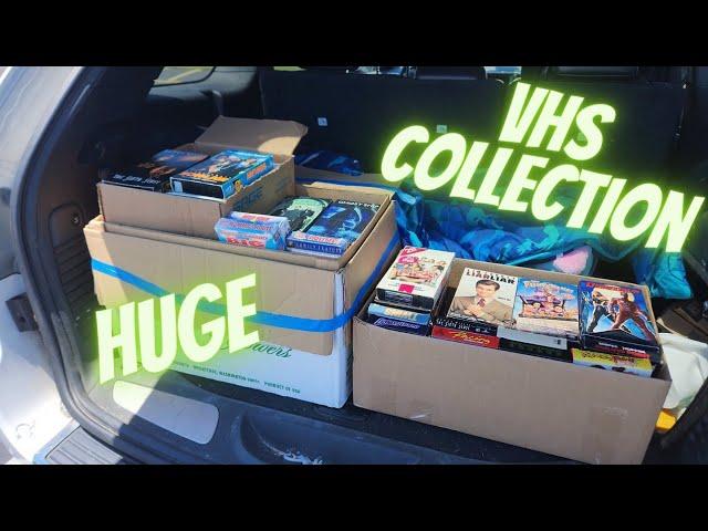 I BOUGHT A HUGE RETRO VHS MOVIE COLLECTION!