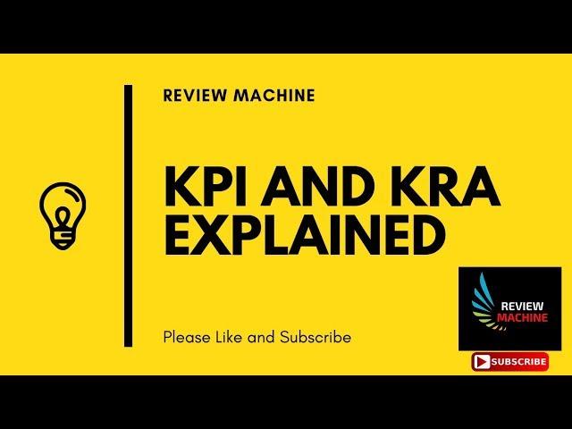 KRA & KPI Explained | KPI's of Store Manager