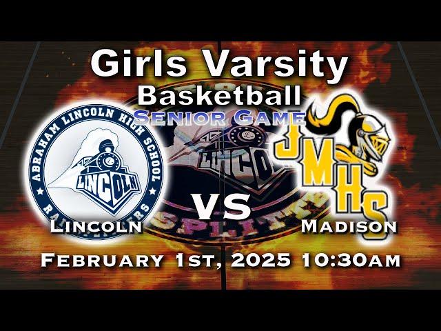 Lincoln Girls Basketball vs Madison