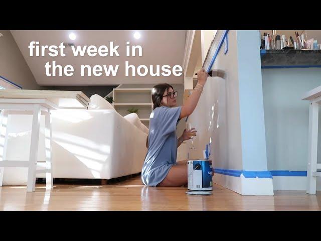 moving vlog — making the new house into a home