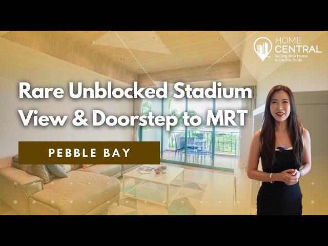 Pebble Bay: Condo Home Tour | Rare Unblocked Stadium View & Doorstep to MRT