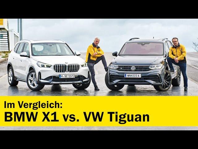 SUV im Vergleichstest: BMW X1 vs. VW Tiguan | ÖAMTC