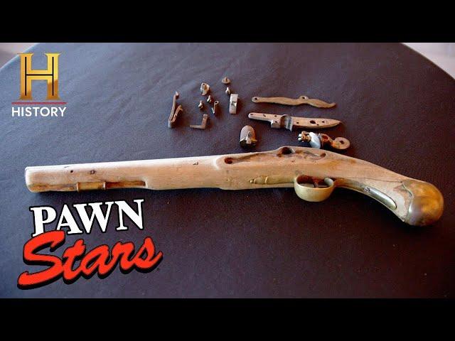 Pawn Stars Do America: ULTRA RARE 1750s Dragoon Pistol Needs MAJOR TLC! (Season 1)