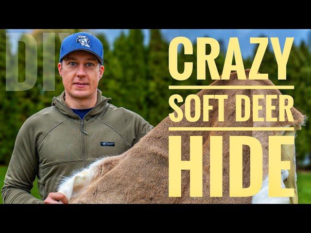 How to tan a deer hide at home.