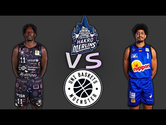 Uni Baskets Münster vs HAKRO Merlins Crailshaim | Highlights (ProA) (19/10/2024)