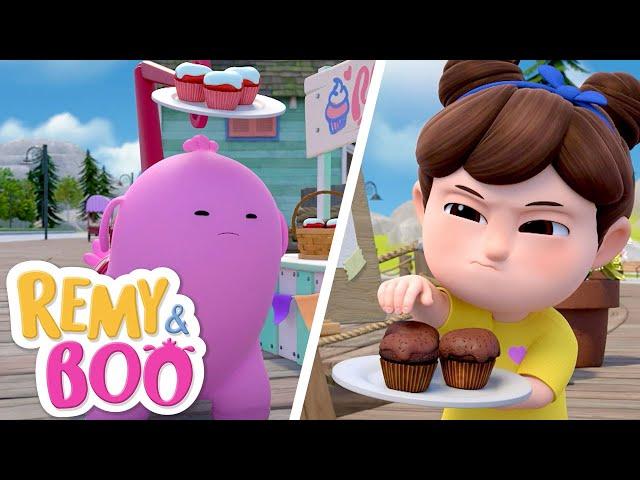 Battle of the Best Cupcakes!  | Remy & Boo | Universal Kids