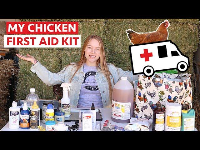 CHICKEN FIRST AID KIT - What You Need For Sick or Injured Chickens