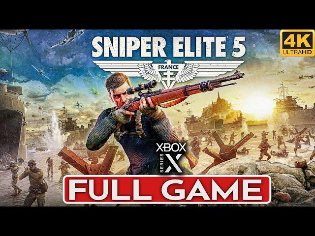 SNIPER ELITE 5 XBOX SERIES X Gameplay Walkthrough FULL GAME [4K 60FPS] - No Commentary