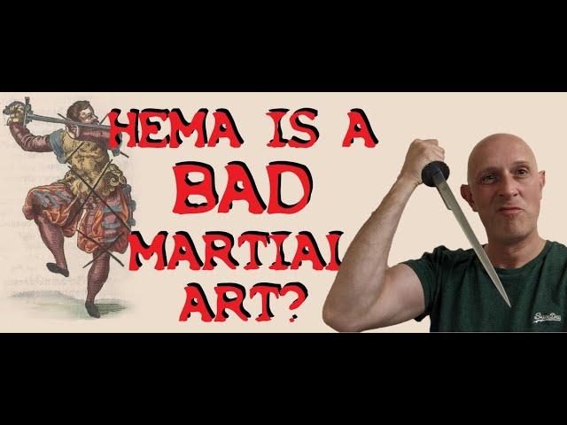 Is HEMA a BAD martial art for the modern world?