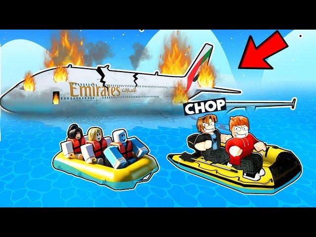 ROBLOX CHOP VS PLANE CRASH! CAN WE SURVIVE THIS INSANE ESCAPE?