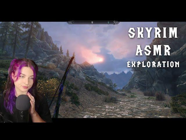 Skyrim ASMR  Walking Up North From Falkreath  Relaxing Exploration