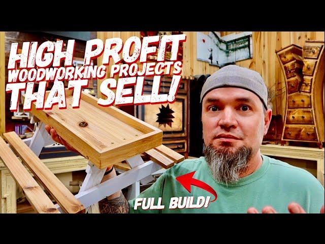 5  More Woodworking Projects That Sell - Low Cost High Profit - Make Money Woodworking (Episode 10)