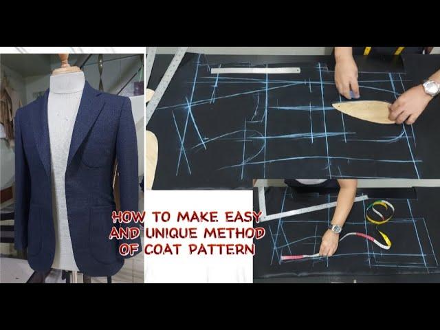 HOW TO MAKE EASY AND UNIQUE METHOD OF COAT PATTERN