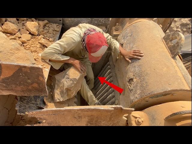 Full Process 4K Video: Incredible Work By Quarry Rock Jaw Crusher: Big Rock Crusher: #crusher #jcb