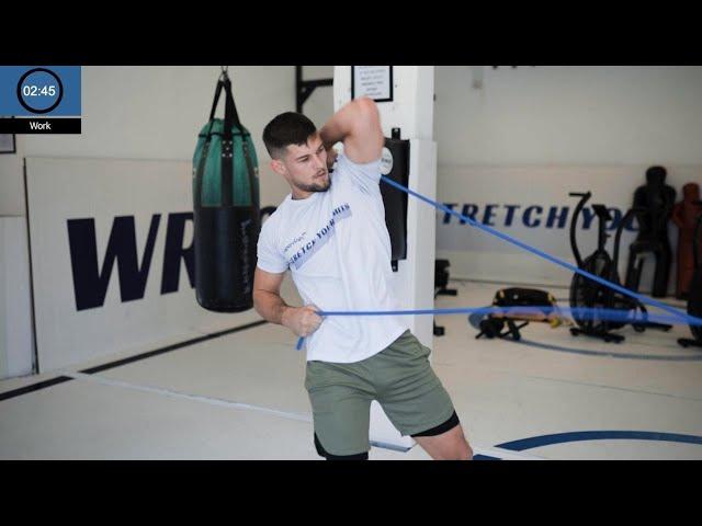 Full Wrestling-Fitness workout in 15 minutes with Dopamineo resistance bands