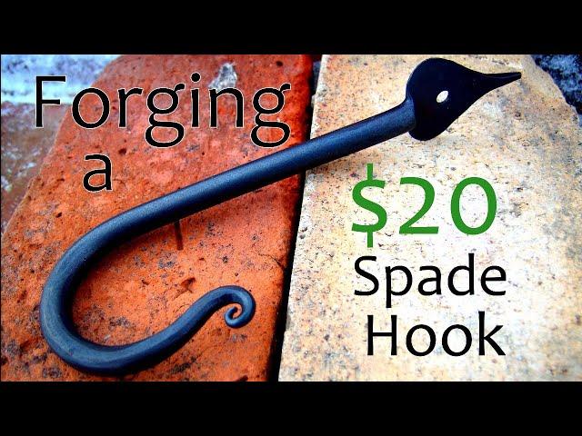 $20 for a Hook? // How to Forge a Hook with a Spade End